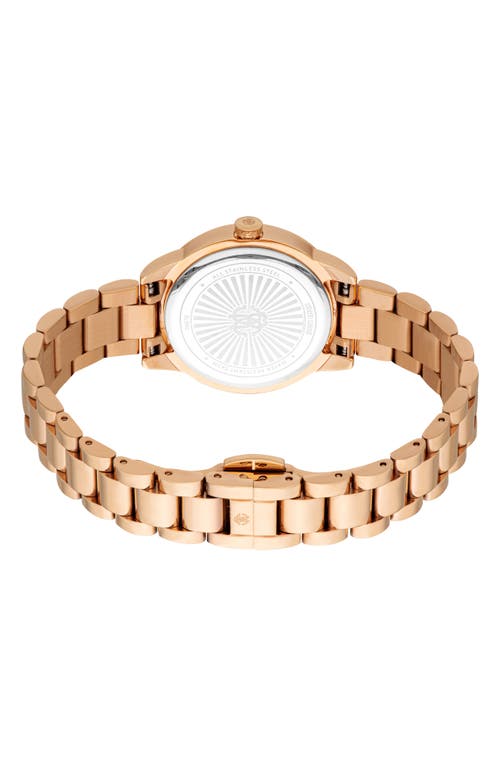 Roberto Cavalli Crystal Bracelet Watch, 30mm In Rose Gold