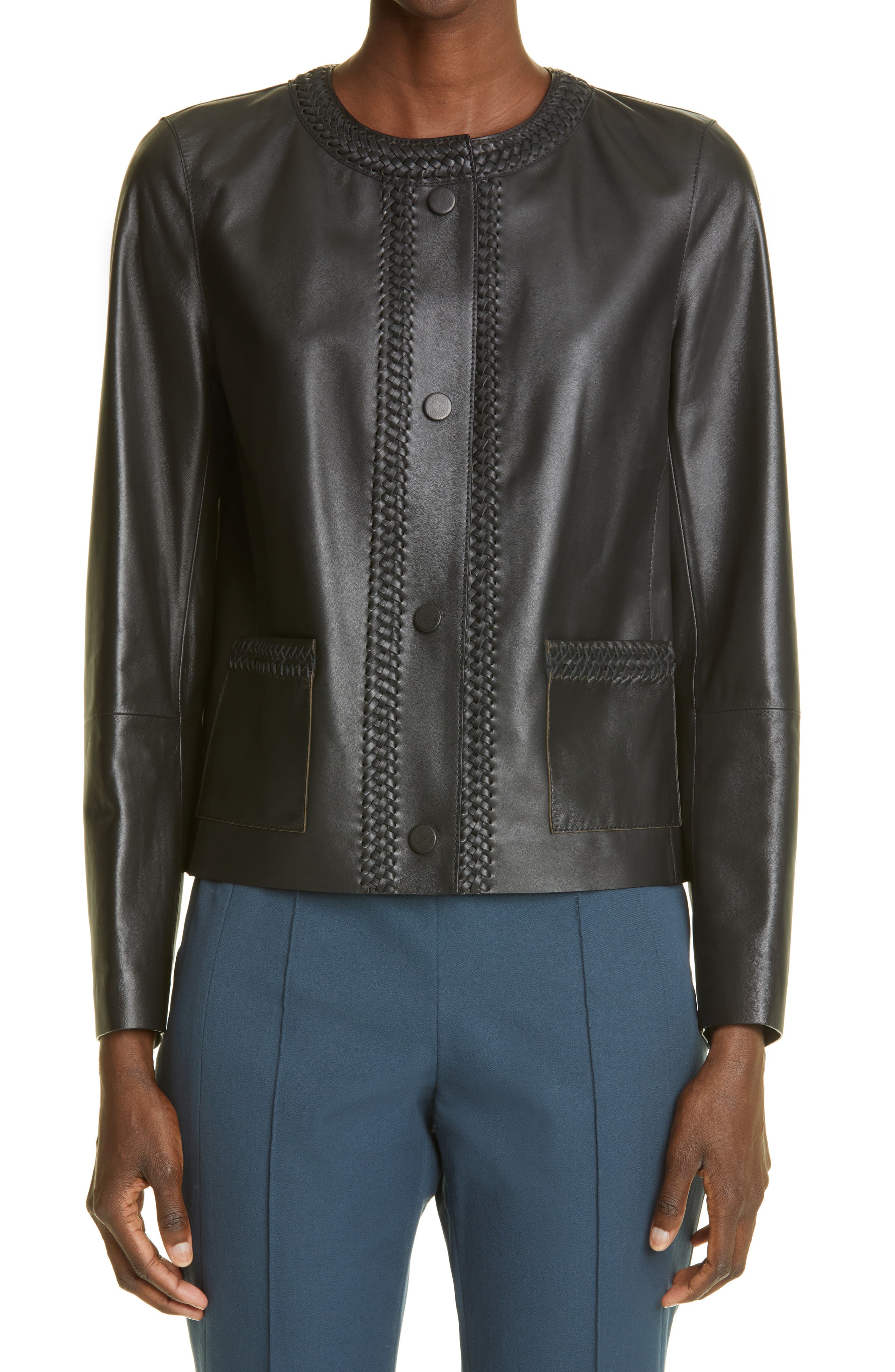 lafayette 148 leather jacket