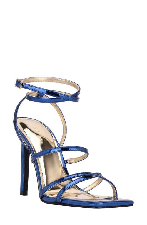 GUESS Sabie Ankle Strap Sandal in Blue