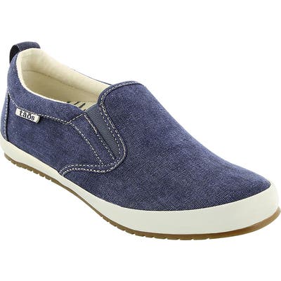 Taos Dandy Slip-On Sneaker, Blue