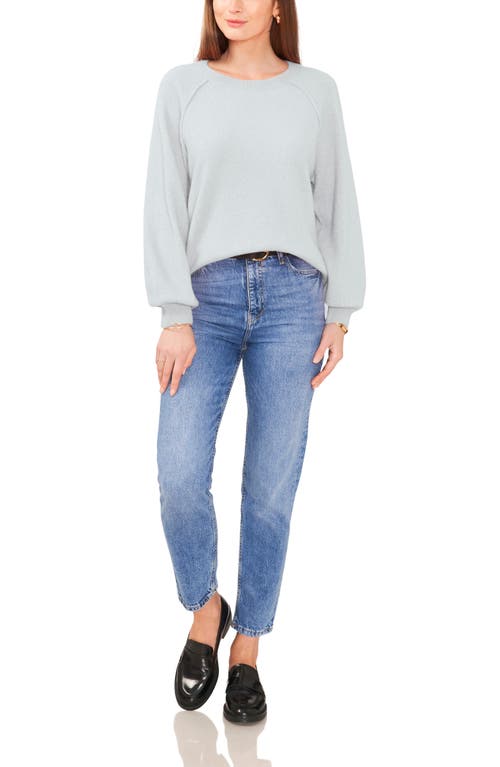 Shop Vince Camuto Raglan Sleeve Sweater In Light Heather Grey