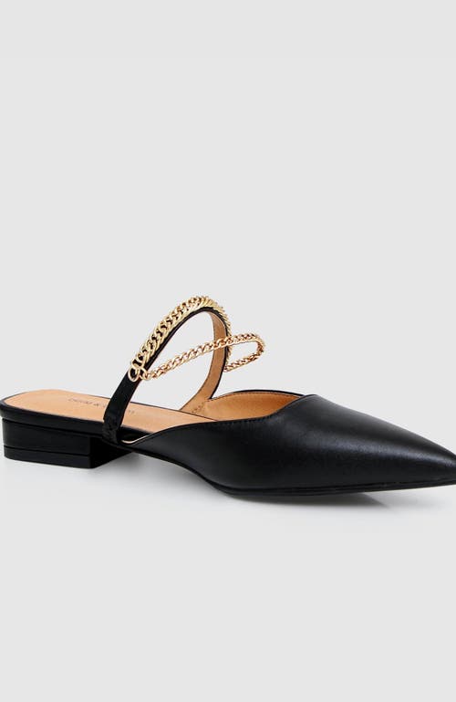 Belle & Bloom On The Go Leather Flat - Black