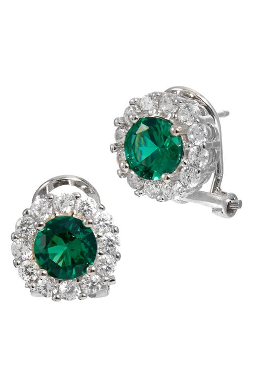 SAVVY CIE JEWELS Halo Stud Earrings in at Nordstrom