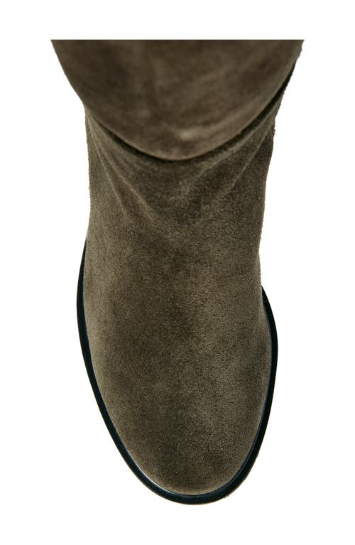 Shop Chocolat Blu Ninna Knee High Boot In Olive Suede