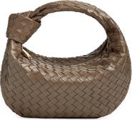 Candy Jodie Leather Shoulder Bag in Green - Bottega Veneta