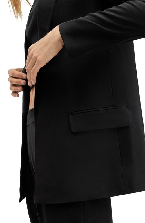 Allsaints Aleida Lightweight Tri Blazer In Black