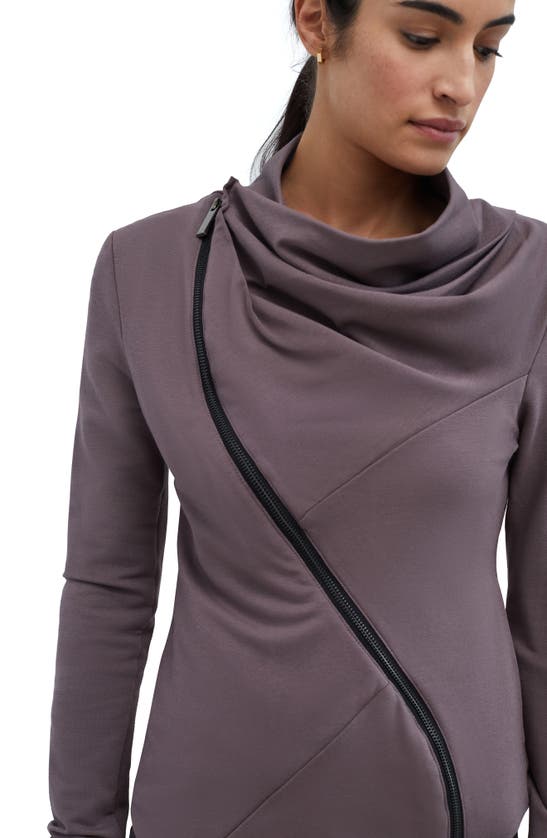 Marcella Hoyt French Terry Jacket In Anthracite