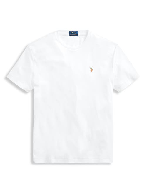 Polo Ralph Lauren Ralph Lauren Soft Cotton Crewneck T-shirt In White
