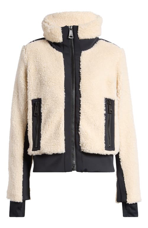 Shop Sam . Willie Faux Shearling Jacket In Almond