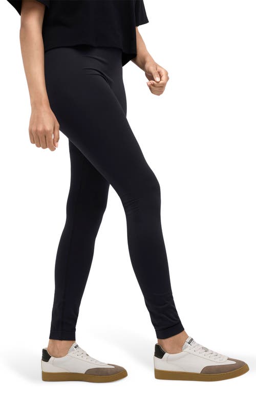 Shop Kenneth Cole Seamless Leggings In Black