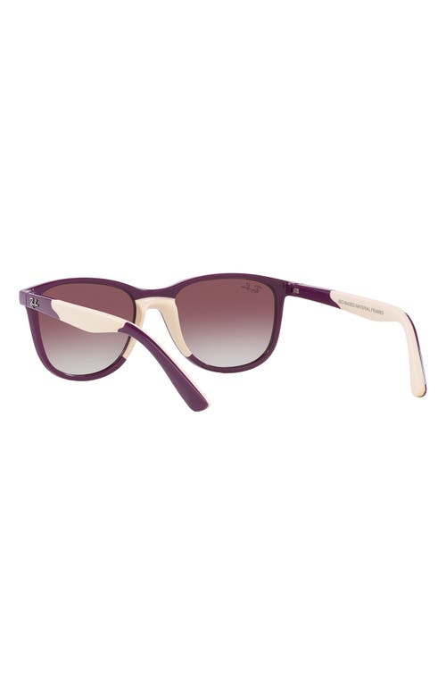 Shop Ray Ban Ray-ban 49mm Square Sunglasses In Violet