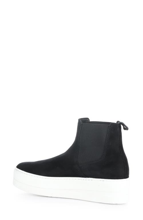 Shop Bos. & Co. Mott Platform Boot In Black Suede/roc Metal