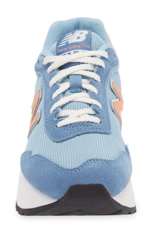 New Balance 515h Platform Sneaker In Chrome Blue/heron Blue