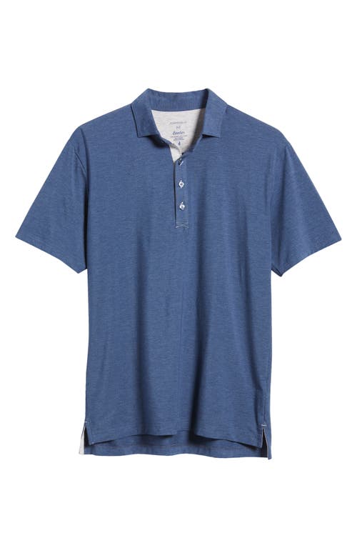 Shop Johnnie-o Linxter Cotton & Lyocell Blend Golf Polo In Navy