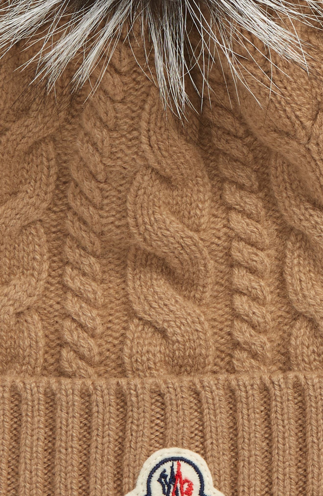 Moncler Cable Wool \u0026 Cashmere Beanie 