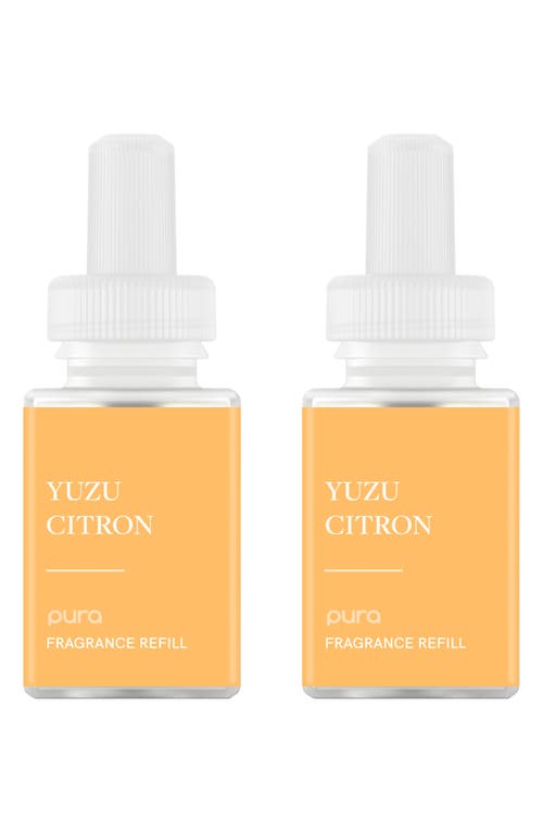 PURA 2-Pack Diffuser Fragrance Refills in Yuzu Citron at Nordstrom