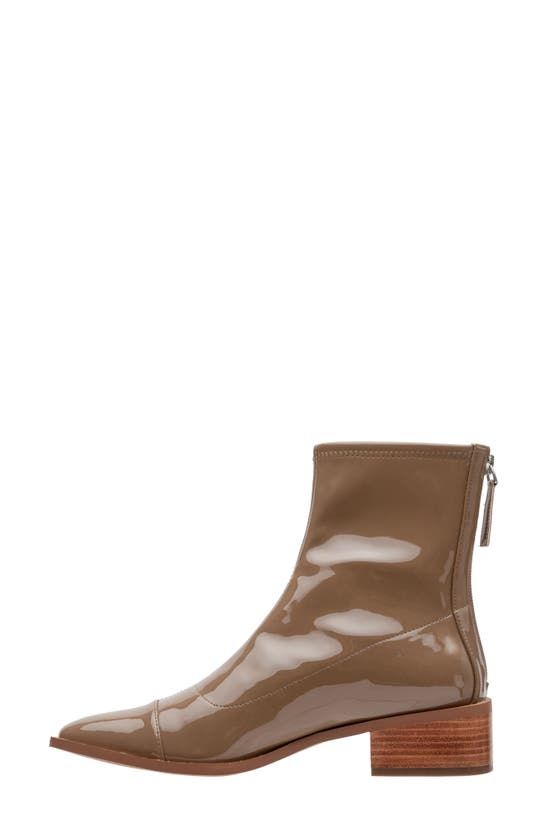 Linea Paolo Venata Block Heel Bootie In Toffee