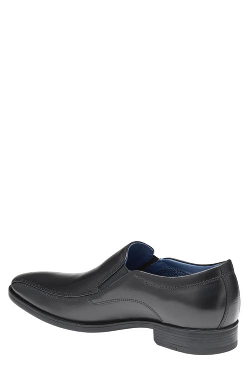 Johnston & Murphy Gibbons Run-off Shoe In Black Full Grain