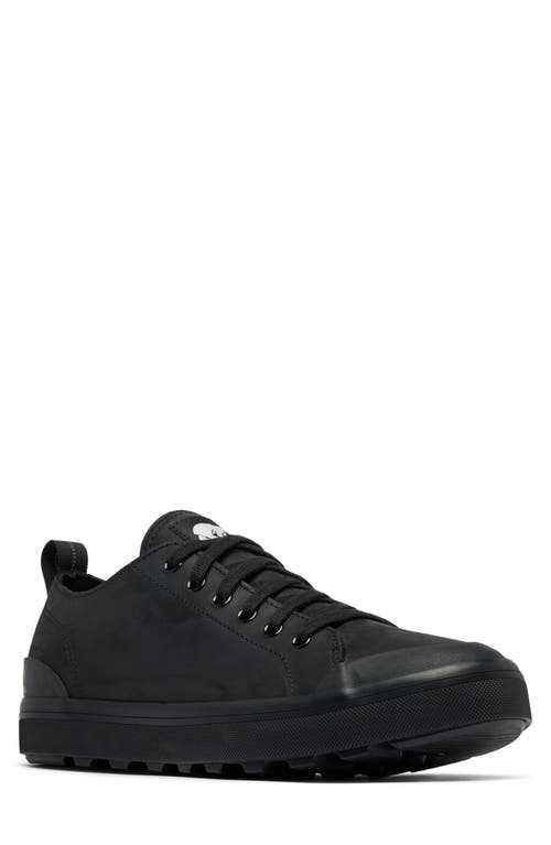 Shop Sorel Metro™ Ii Waterproof Sneaker In Black/sea Salt