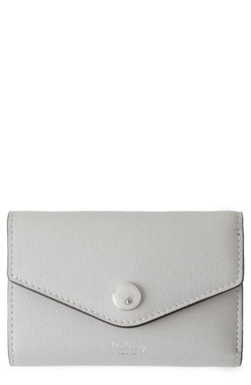 Mulberry Bifold Leather Card Case in Pale Grey at Nordstrom