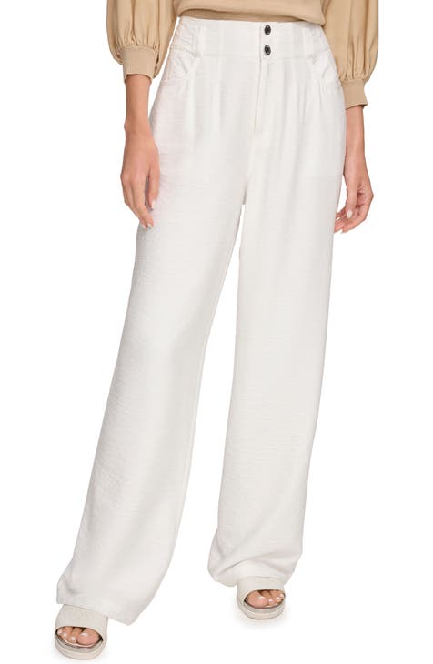 Buy West Line-Women White Printed Loose Fit Trouser Online in