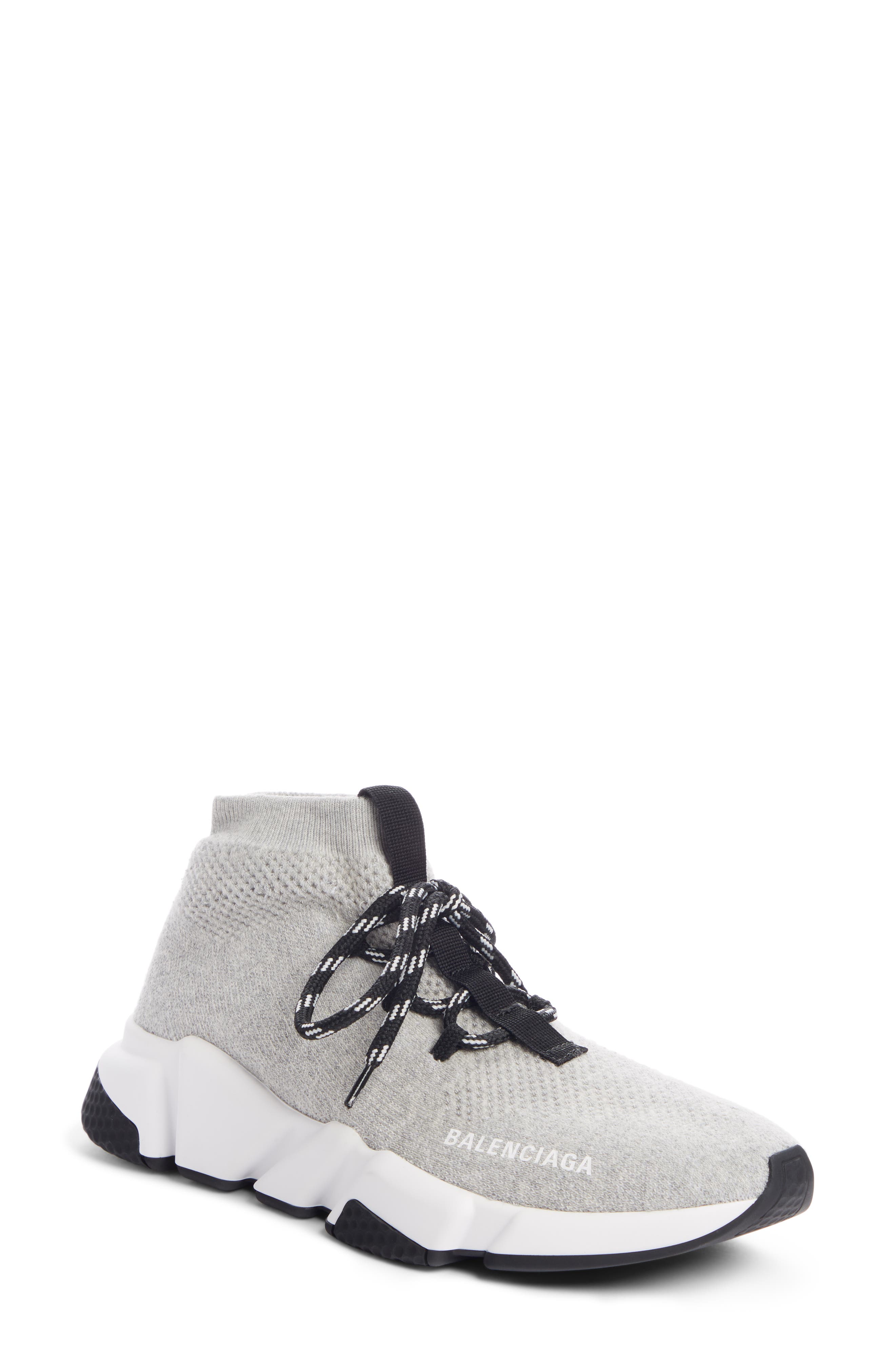 Balenciaga Mid Speed Lace-Up Sneaker 