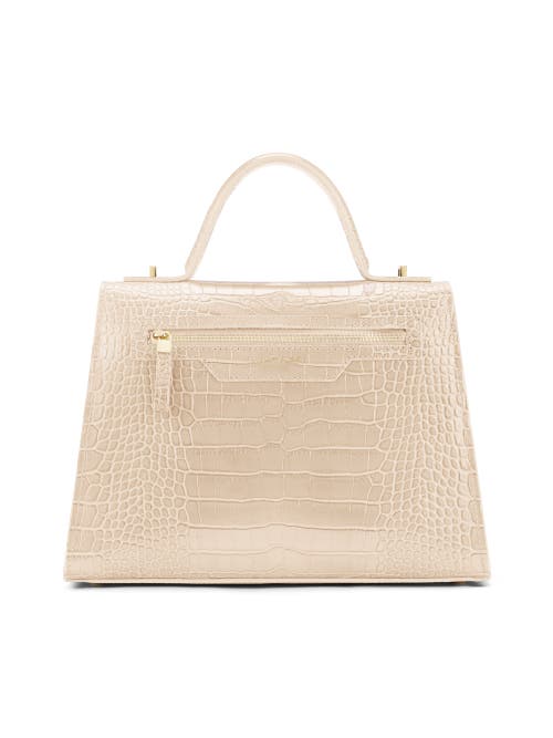 Shop Teddy Blake Ava Croco Gold 11" In Cream