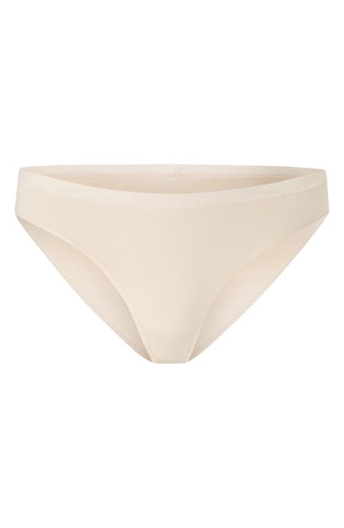 Shop Falke Daily Climate Cotton Blend Bikini Briefs In Oatmeal