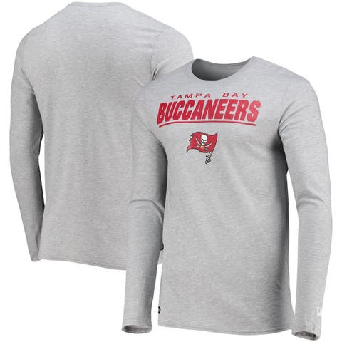 New Era Women's Tampa Bay Buccaneers Color Block Grey T-Shirt