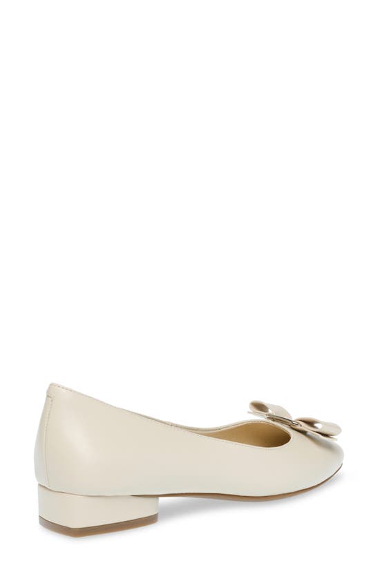 Shop Anne Klein Charleston Ballet Flat In Off White