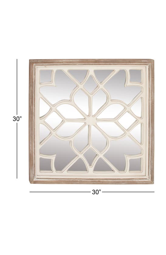Sonoma Sage Home Ornate Wall Mirror In White
