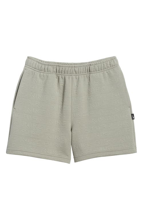 Shop Nike Sportswear Air Knit Shorts In Dark Stucco/dark Stucco