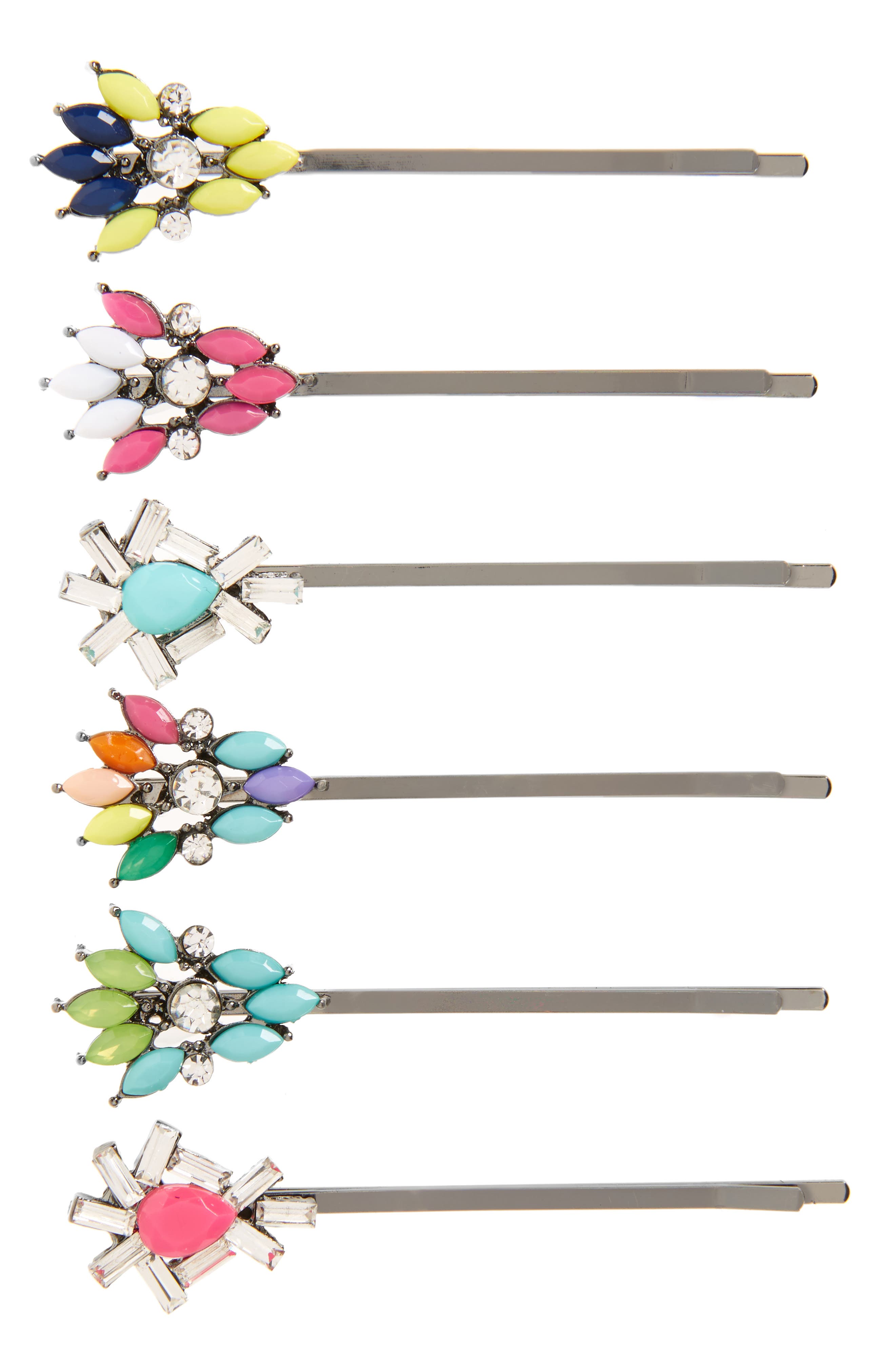 Cara 6Pack Embellished Bobby Pins Nordstrom
