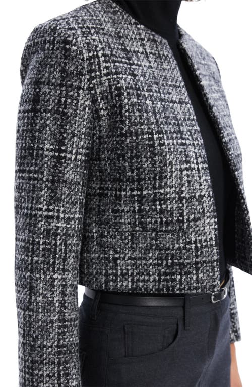 Shop Theory Mélange Jacket In Black Multi - A0p