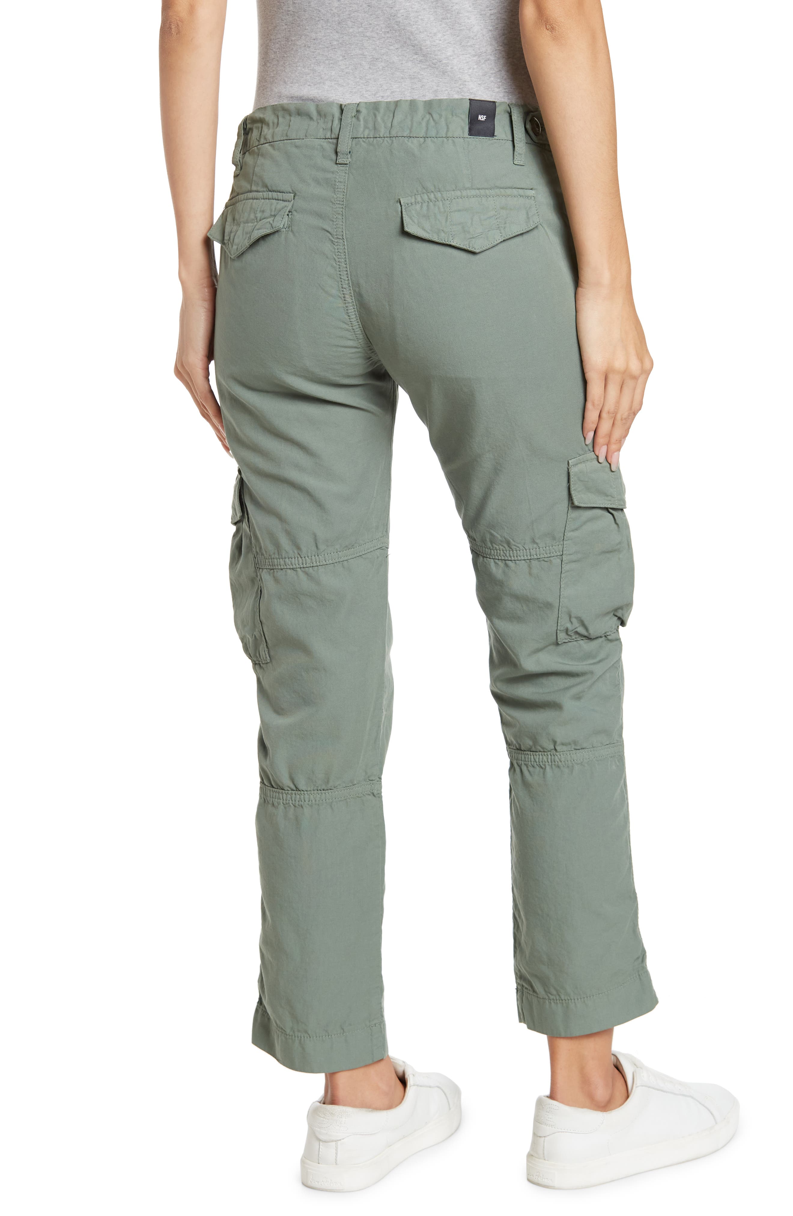 NSF Clothing Women's Cotton Twill Cargo 