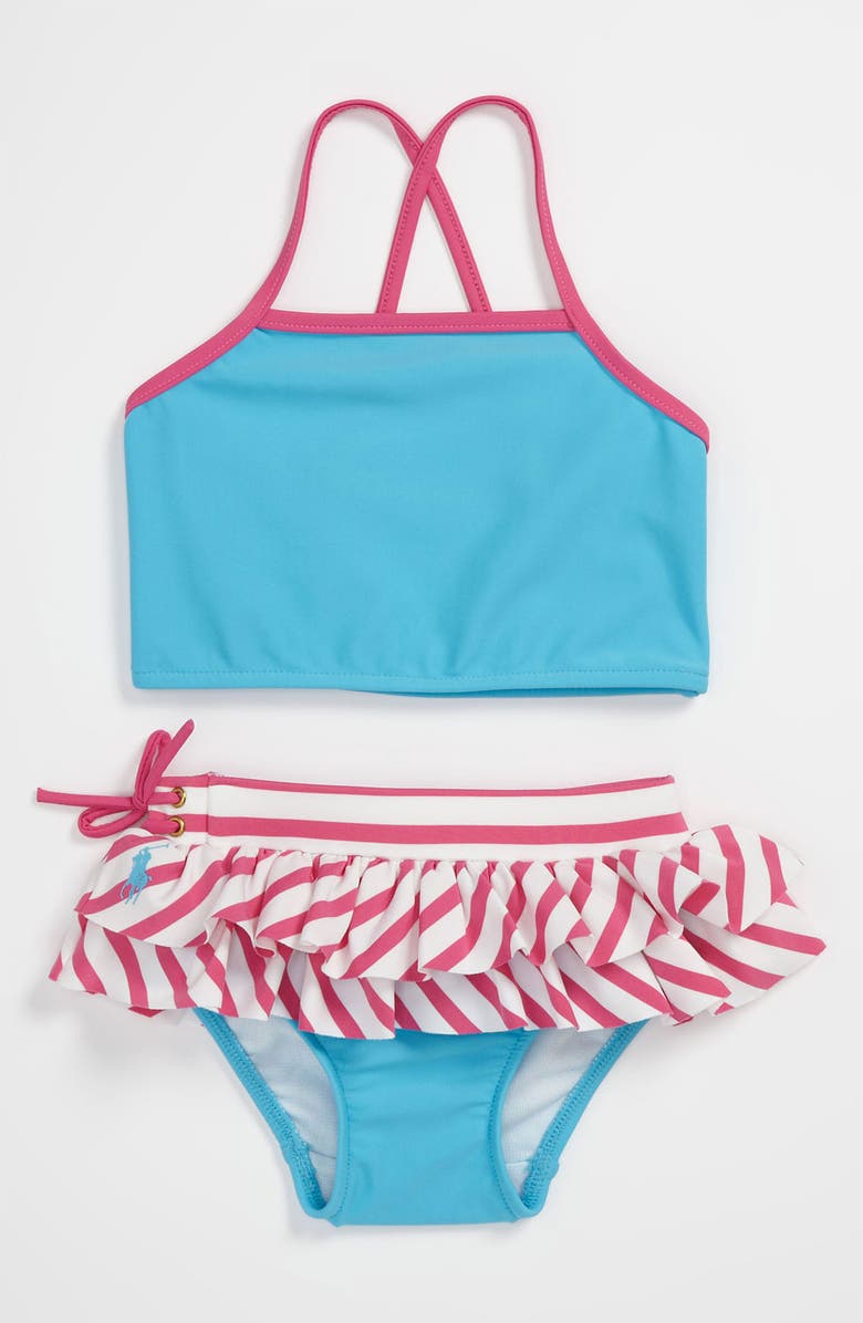Ralph Lauren Two Piece Swimsuit (Baby) | Nordstrom