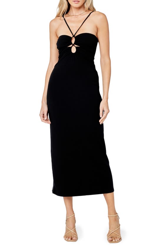 L*space Ellery Cutout Cover-up Dress In Black