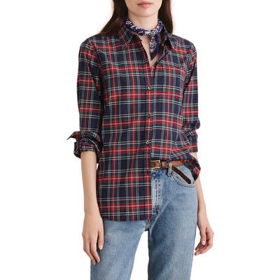 Alex Mill Standard Plaid Shirt, Blue