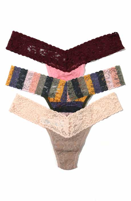 Rue21 3-Pack Must Have Solid Strappy Lace Thongs