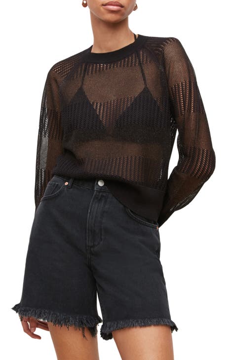 crew neck black sweater | Nordstrom