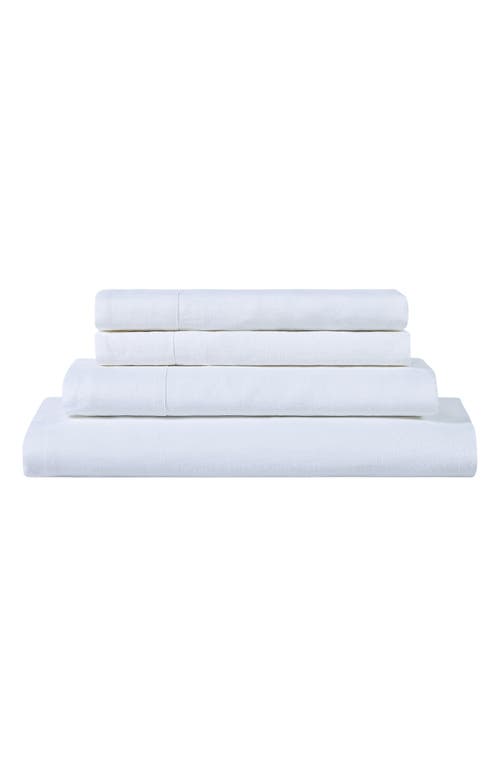 Sijo French Linen Sheet Set in Snow at Nordstrom