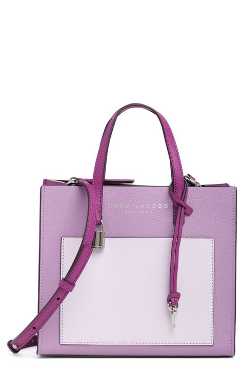Calvin Klein Leather Mini Bag Burgundy Red Pink Purple 