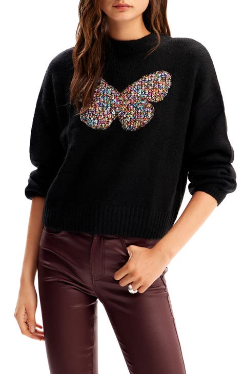 Chunky Knit Butterfly Pullover