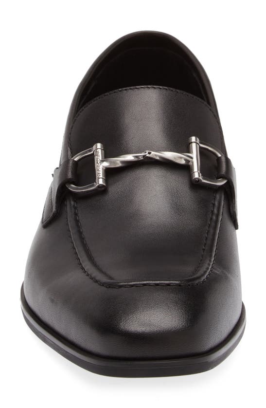 Stuart Weitzman Simon Twistbit Loafer In Black