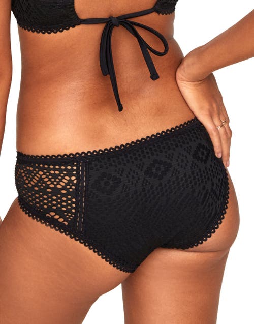 Adore Me Lianne Swimwear Hipster Bikini Bottom In Black