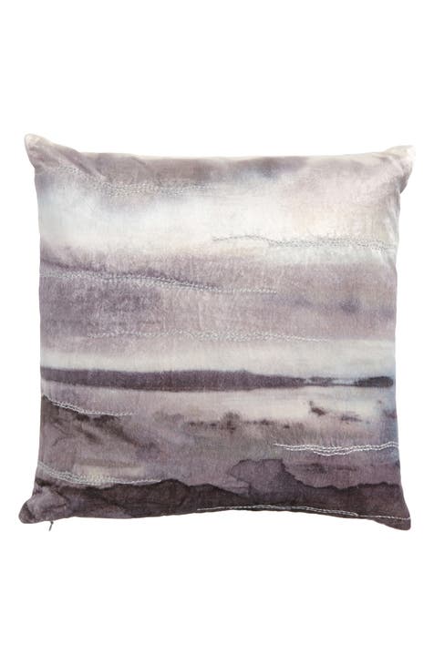 Brushed Landscape Throw Pillow