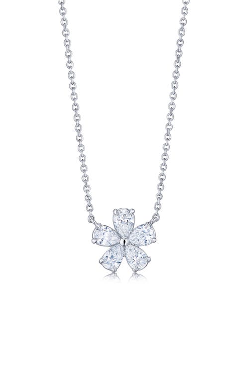 Kwiat Floral Cluster Diamond Pendant Necklace in White Gold at Nordstrom