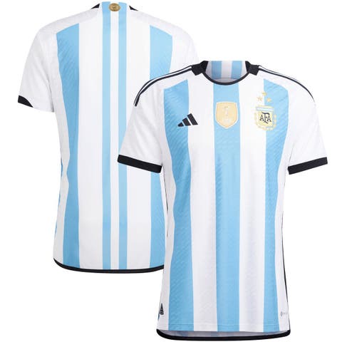 Youth Argentina National Soccer Team Shiny Green Long-Sleeved