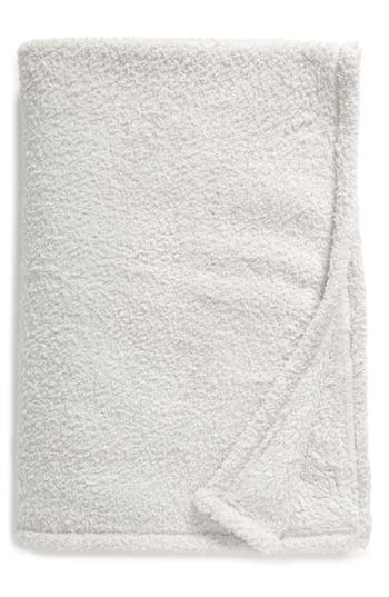 Nordstrom Rack Faux Shearling Throw Blanket In Grey Vapor