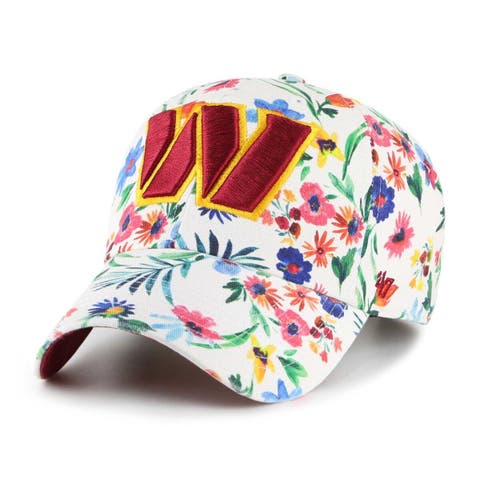 Washington Nationals '47 Women's Bloom Clean Up Adjustable Hat - White